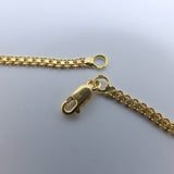 Vintage 22K Gold Flattened Double-Linked Long 28” Chain Necklace Chain Kirsten's Corner