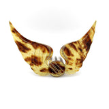 Victorian French Empire Pique Winged Hair Comb Objects of Vertu Kirsten's Corner