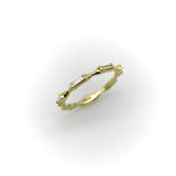 18K Gold Baguette Diamond Eternity Band RING Kirsten's Corner