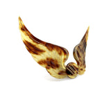 Victorian French Empire Pique Winged Hair Comb Objects of Vertu Kirsten's Corner