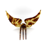 Victorian French Empire Pique Winged Hair Comb Objects of Vertu Kirsten's Corner