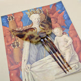 Victorian French Empire Pique Winged Hair Comb Objects of Vertu Kirsten's Corner