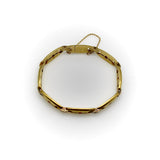 Avant-Garde 14K Gold Russian Diamond and Ruby Pre-Revolutionary Bracelet Bracelet Kirsten's Corner