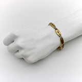 Avant-Garde 14K Gold Russian Diamond and Ruby Pre-Revolutionary Bracelet Bracelet Kirsten's Corner