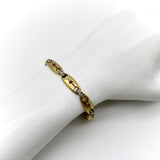 Avant-Garde 14K Gold Russian Diamond and Ruby Pre-Revolutionary Bracelet Bracelet Kirsten's Corner