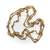 Victorian Fetter Knot Link 38” Chain in 16.6K Gold Chain Kirsten's Corner