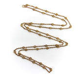 Victorian Fetter Knot Link 38” Chain in 16.6K Gold Chain Kirsten's Corner