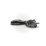 Sterling Silver Georg Jenson USA Gingko Leaf and Seedpod Brooch Brooch Kirsten's Corner