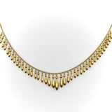 Victorian 14K Gold Graduated Fringe Necklace Necklace Kirsten's Corner