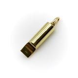 18K Gold Signature Whistle with Diamond Studded Line Pendant, Charm Kirsten's Corner