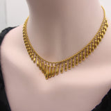 Victorian 14K Gold Graduated Fringe Necklace Necklace Kirsten's Corner