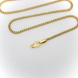 Vintage 22K Gold Flattened Double-Link Long 24.5” Chain Chain Kirsten's Corner