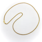 Vintage 22K Gold Flattened Double-Link Long 24.5” Chain Chain Kirsten's Corner