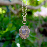 9K Gold Edwardian Sottish Pigeon Match Pendant Award Medal Pendant Kirsten's Corner Jewelry