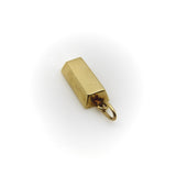 18K Gold Vintage Cartier 1/4 oz. Gold Ingot Bar Pendant pendant, Charm Kirsten's Corner