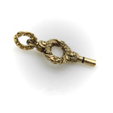 Georgian Era Gold Cased Watch Key Fob Pendant circa 1820 Fob Pendant Kirsten's Corner