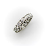 Vintage Platinum 2 Carat Diamond Eternity Band Ring Kirsten's Corner