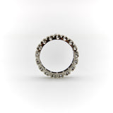 Vintage Platinum 2 Carat Diamond Eternity Band Ring Kirsten's Corner