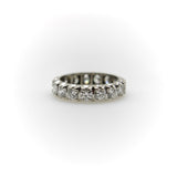 Vintage Platinum 2 Carat Diamond Eternity Band Ring Kirsten's Corner
