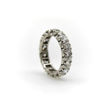 Vintage Platinum 2 Carat Diamond Eternity Band Ring Kirsten's Corner
