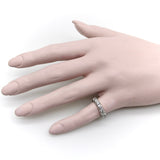 Vintage Platinum 2 Carat Diamond Eternity Band Ring Kirsten's Corner