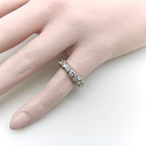 Vintage Platinum 2 Carat Diamond Eternity Band Ring Kirsten's Corner