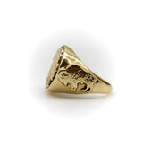 Vintage 14K Gold American Indian Portrait Buffalo Nickel Ring Rings Kirsten's Corner