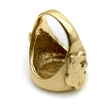 Vintage 14K Gold American Indian Portrait Buffalo Nickel Ring Rings Kirsten's Corner