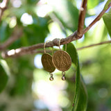 21 Karat Mexican Peso Earrings From the Turn of the 20th Century jewelry Kirsten's Corner