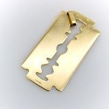 18K Gold Dinh Van Lame de Rasoir or Razor Blade Pendant pendant, Charm Kirsten's Corner