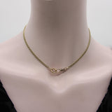 Victorian 10K Gold Curb Link with Dog Clip and Spring Ring Watch Chain Chain Kirsten's Corner