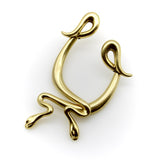 Elsa Peretti 18K Gold Tiffany & Co. Snake Earrings Elsa Peretti