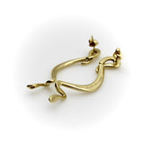 Elsa Peretti 18K Gold Tiffany & Co. Snake Earrings Elsa Peretti