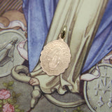 Retro 10K Gold Mary Conceived Without Sin Charm Pendant, Charm Kirsten's Corner