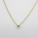 14K Gold Emerald Cut Diamond Necklace Necklace Kirsten's Corner