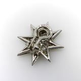 Oscar Heyman Platinum Pave Diamond Star Earrings Oscar Heyman