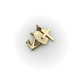 Vintage 14K Anchor, Heart, and Cross Love Hope, Faith Charm Kirsten's Corner