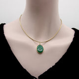 Vintage 14K Gold Segmented Collar Necklace Kirsten's Corner