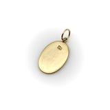 Victorian 18K Gold Hand Engraved Ave Maria Lion Pendant Charm Kirsten's Corner