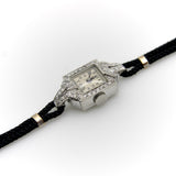 Art Deco Platinum and Diamond Wristwatch by Concord Watch Concord Watch