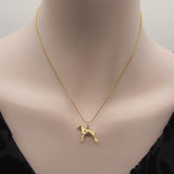 Vintage 14K Gold Boxer Dog Standing Charm Kirsten's Corner