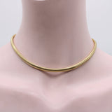 Thick Vintage 14K Gold Snake Chain Necklace Necklace Kirsten's Corner