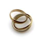 18K Gold Les Must de Cartier Tri-Color Trinity Ring Cartier