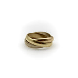 18K Gold Les Must de Cartier Tri-Color Trinity Ring Cartier