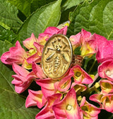 Vintage 18K Gold Greek Honey Bee Signet Ring Kirsten's Corner