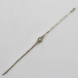 Art Deco 18K Gold Platinum Topped Diamond Bracelet Kirsten's Corner