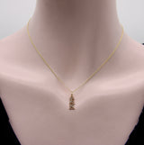 14K Gold Sigma Kappa Sorority Pendant Charm Charm Kirsten's Corner