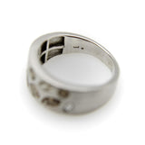 14K White Gold Multi-Colored Multi-Shaped Diamond Confetti Ring Kirsten's Corner
