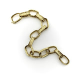 18K Gold Vintage Oval Link Bracelet Kirsten's Corner