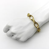 18K Gold Vintage Oval Link Bracelet Kirsten's Corner